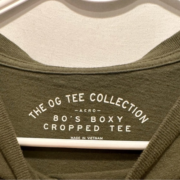 Aeropostale the OG Tee collection 80s boxy cropped tee - Picture 3 of 3